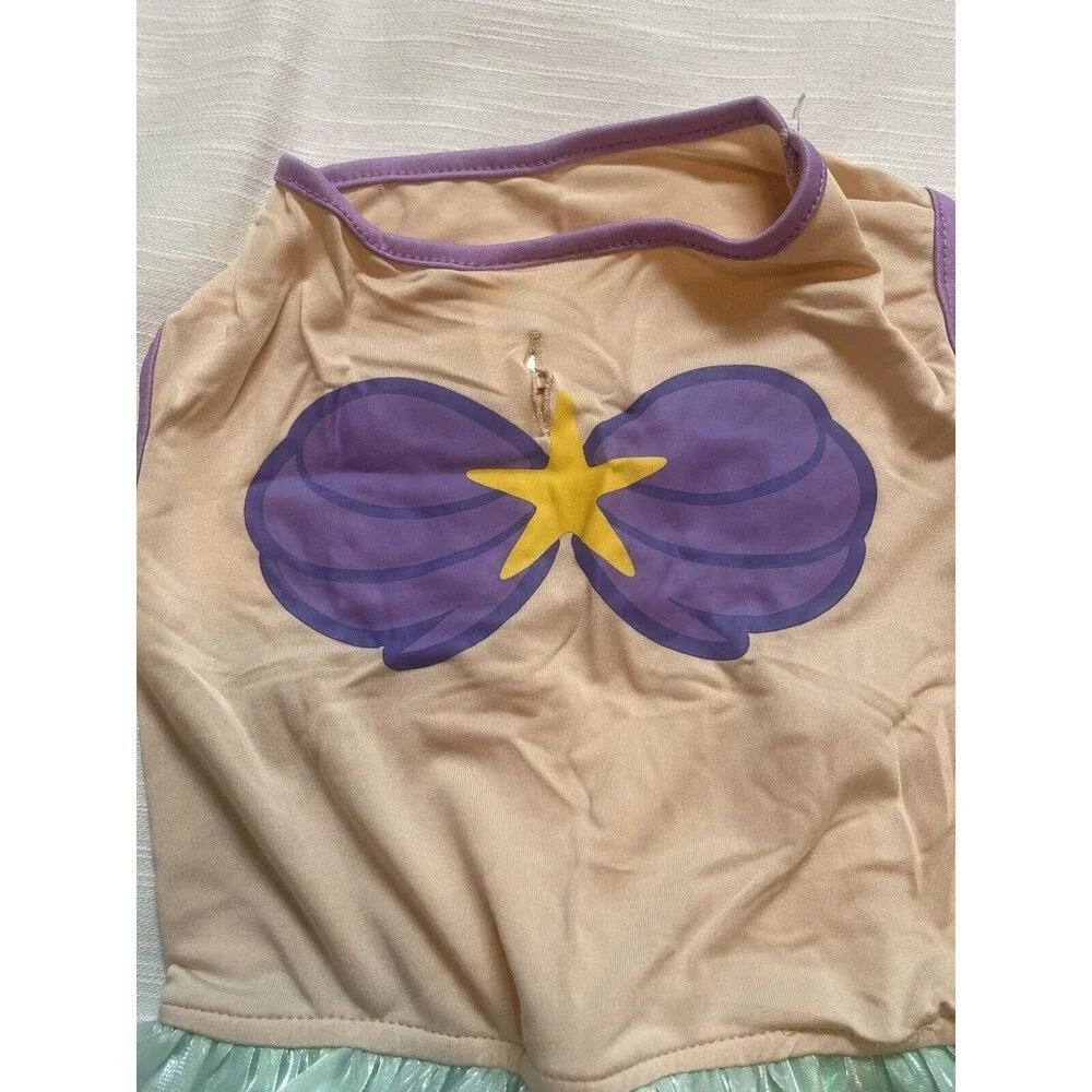 Disney Princess Aerial The Little Mermaid Pet Halloween Apparel Costume Sz M New